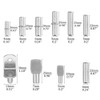TOVOT 100PCS Shelf Pins Assortment Kit 4 Styles Shelf Support