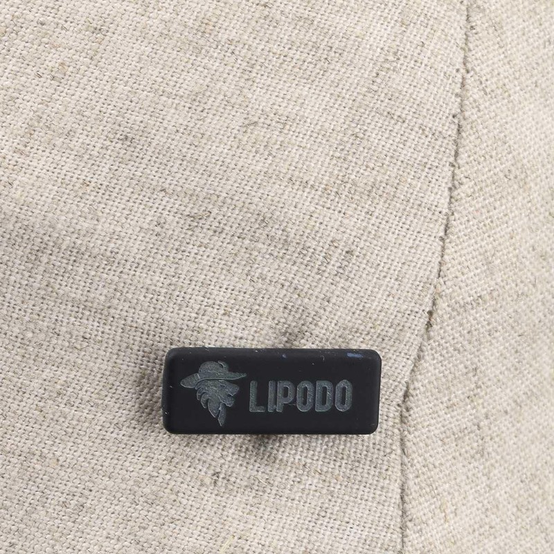 Lipodo Linen Flat Cap with Mesh caps cotton (57 cm