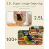 Hiseeu Bird Feeder with Camera, 2.5L Large Capacity, AI Identify
