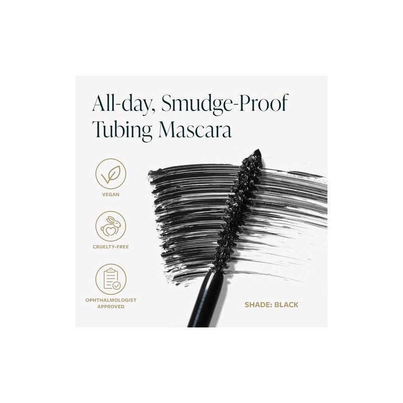 Guide Beauty Máscara Voluminizadora Lash Wrap Con Cepillo Fino Y