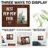NGAEAK Grandpa Gifts From Grandkids - Rustic Wood Picture Frame,