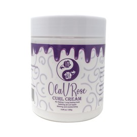 OlaVRose Curl Cream, 8.8 fl oz, Long Lasting Hold, No Flaking, Defining All Curl Types, 250g