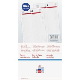 rido/idé Daily Calendar Timing 2 2026 93 x 172 mm