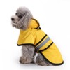 Dog Raincoat Adjustable Pet Water Proof Clothes Lightweight Rain Jacket