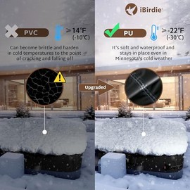 iBirdie - Cubierta impermeable para bañera de hidromasaje, 158 x 97 pulgadas, para 8 x 13 pies, 156 x 96, 154 x 94, 152 x 92, protectores...