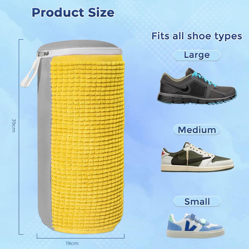 SR ESSENTIALS Shoe Washing Machine Bag 2Pcs, Reusable Laundry Bag