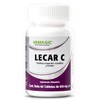 Lecar Carnitina Cromo Tabletas 650 Suplementos Alimenticios Fórmula Celulosa Microcristalina