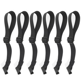 Car Rooftop Cargo Tie Down Hook Straps,Adjustable Roof Cargo Carrier Straps for Car Roof Bag,No Roof Rack Required,6Pcs