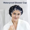 SARG Premium Double Layer Shower Cap for Women with Unique