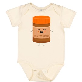 inktastic Cute Kawaii Peanut Butter Baby Bodysuit 12 Months Natural 37ebd