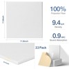 22 Pack Self-Adhesive Acoustic Panels, 12" X 12" X 0.4"