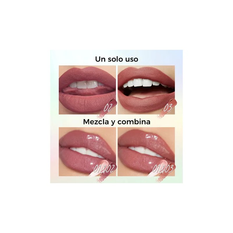 Sace Lady Labial Líquidos Mate Larga Duración Set 3 Pcs