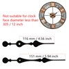 12888 Youngtown 13.5mm Shaft Clock Movement with 2 Spade Hands
