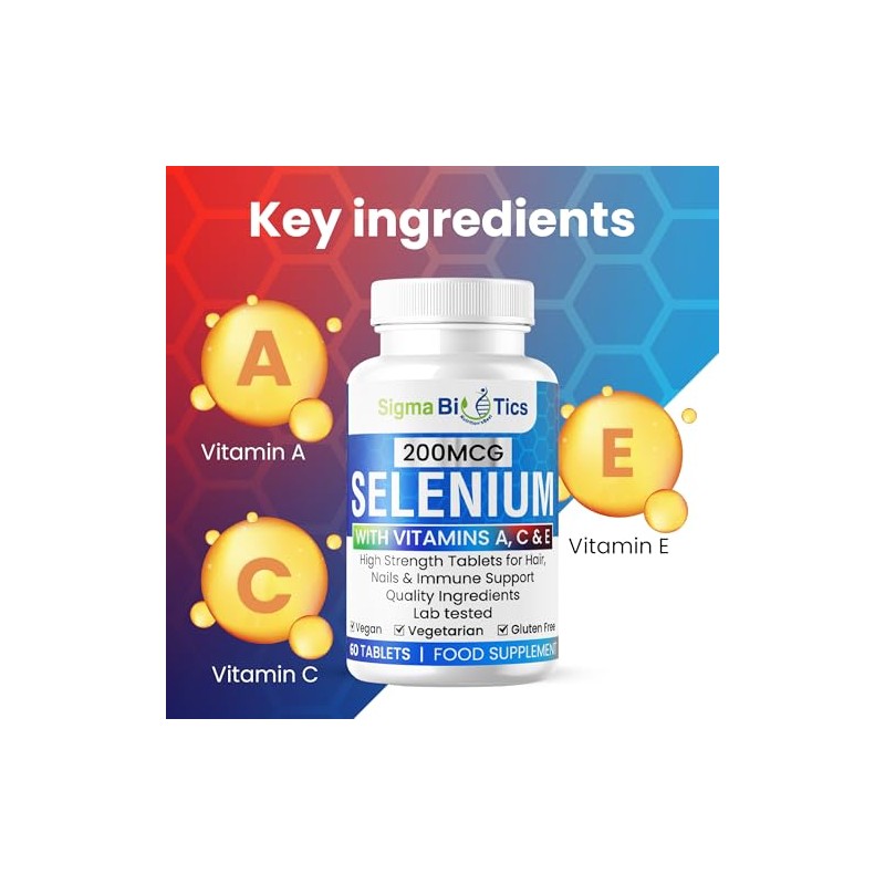Selenium with Vitamins A, C & E - Promotes Healthy
