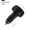 Car Voltmeter, 3 in 1 12V/24V Car USB Charger Thermometer