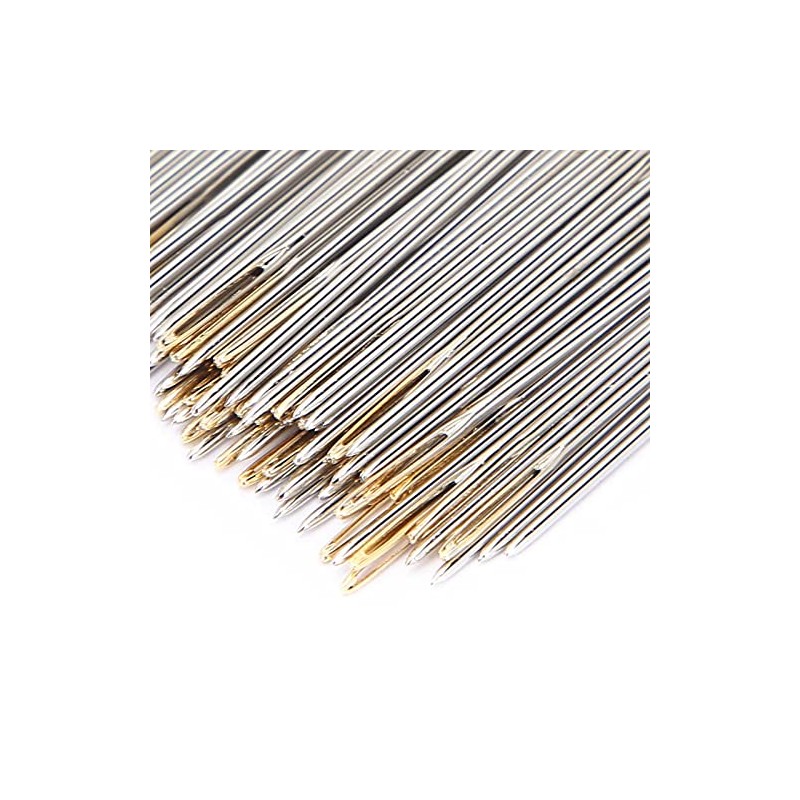 Agujas de Coser, Agujas de Punto de Cruz Duraderas Portátiles