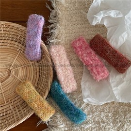 DIY Hair Pin Making Materials & Hair Accessory Supplies cd43 One Size/A2.2 Yellow (Wool Flat Rectangle) 200ea