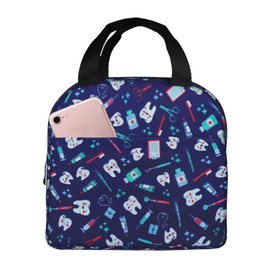 SXIKON Lunch Bag Dental Hygienist Lunch Box for Women & Men Insulated Picnic Pouch Thermal Cooler Cute Tote Bag for Work Camping Travel One Size