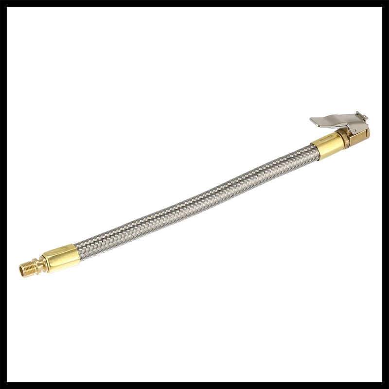 Hihaha 21cm 8" Car Tire Air Inflator Hose Adapter Extension