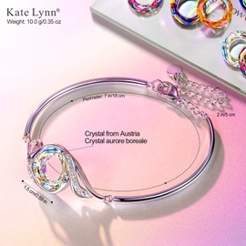 Kate Lynn Phoenix Bracelets for Women Crystal Bracelet Jewelry for Women Unique Birthday Gifts for Women Chritmas Gift for Mom Wife Girlfriend Daughter Best Fiends
