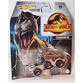 H0T WHEELS Jurassic World Dominion Tyrannosaurus Rex vehicle 1:64 scale diecast model