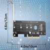 PCI-E Expansion M.2 Adapter, M.2 NVMe SSD (M Key) to