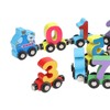 12pcs Wooden Magnetic Digital Train Cute Fun Early Education Trackless