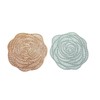 speed mao Fashionable Rose Coaster PVC Insulated 10 Piece Set,