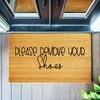 Please Remove Your Shoes Doormat - Funny Welcome Mat -