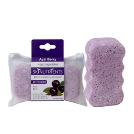 Spongeables Body Wash in a 20+ Wash Sponge, Acai Berry, 1 Count