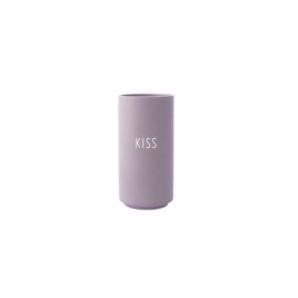 Design Letters Favourite Vase, Kiss, Valentine's Day Decoration, Valentine's Day Gifts for Her, Women, Men, Decorative Vase with Various Functions in Fashionable Colours, H: 11 cm x D: 5.5 cm