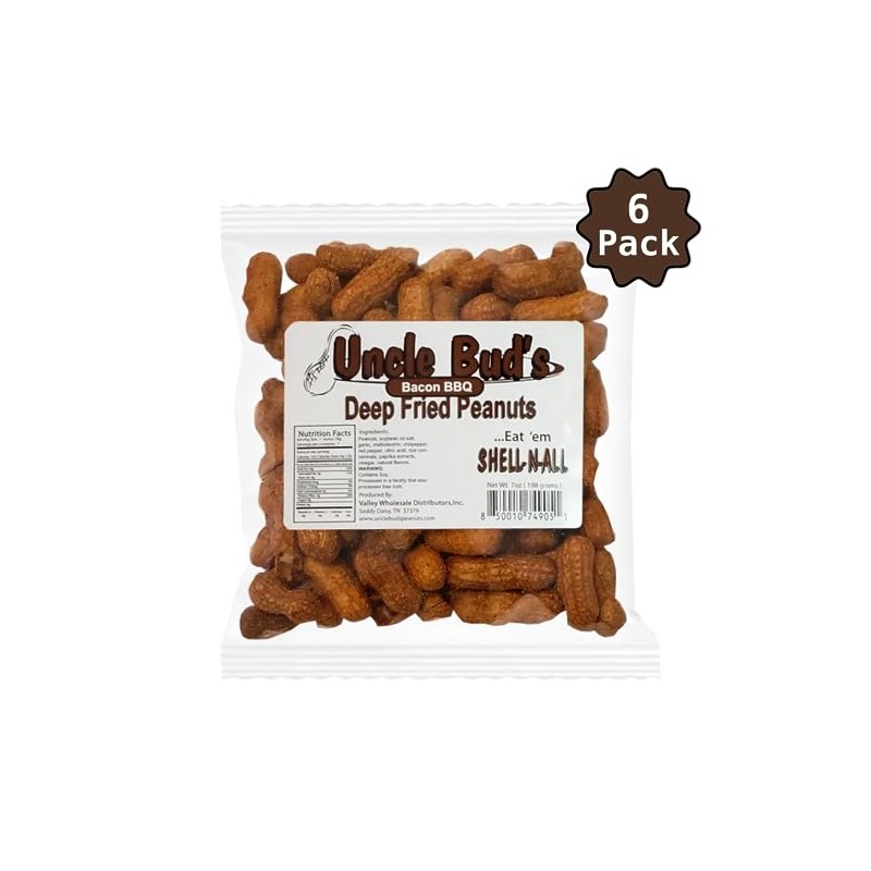 Deep Fried Peanuts -Eat em Shell & All! (Bacon BBQ1)