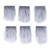 Decorative Craft Beard, 18 PCS Precut Gnome Beard Gray Costume