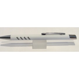 Terzetti Model COMFY GRIP Metal Click Top Ballpoint Pen-Rubberized
