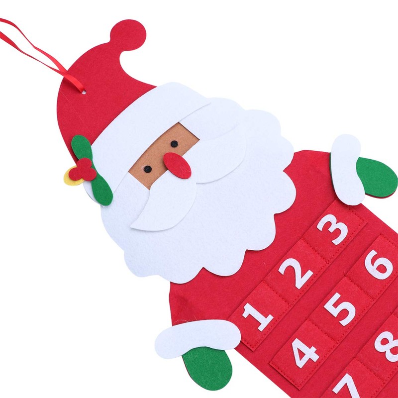Christmas Advent Calendar 2022 Countdown Calendar Fabric Felt Christmas Calendar