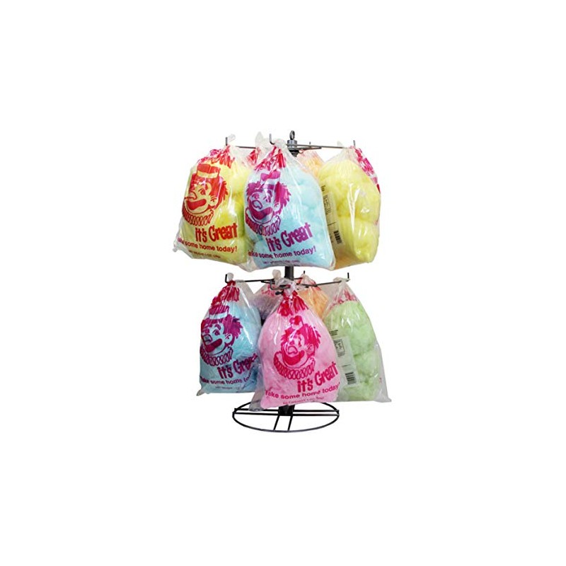 100 Red Clown Printed Candy Floss Bags