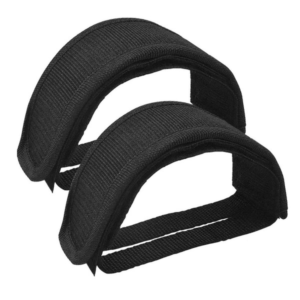 Pinsheng 1 Pair Bicycle Pedal Straps, Cycling Non-Slip Pedal Toe Clip, Nylon Bicycle Pedal Belt