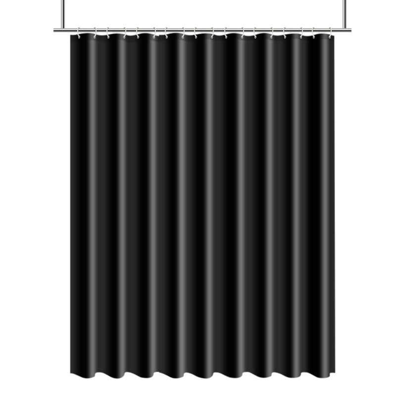 Daesar Waterproof Shower Curtain, Anti-Mould, Bathtub Curtain, Textile, Modern, Plain