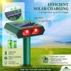 2025 Solar Nocturnal Animal Repeller Deer Repellent Outdoor with Red