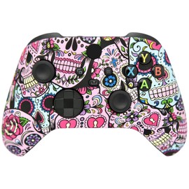 Wireless Custom Controller Compatible with PC, Windows 10+, Series X/S & One (Series X/S Sugar Skulls)
