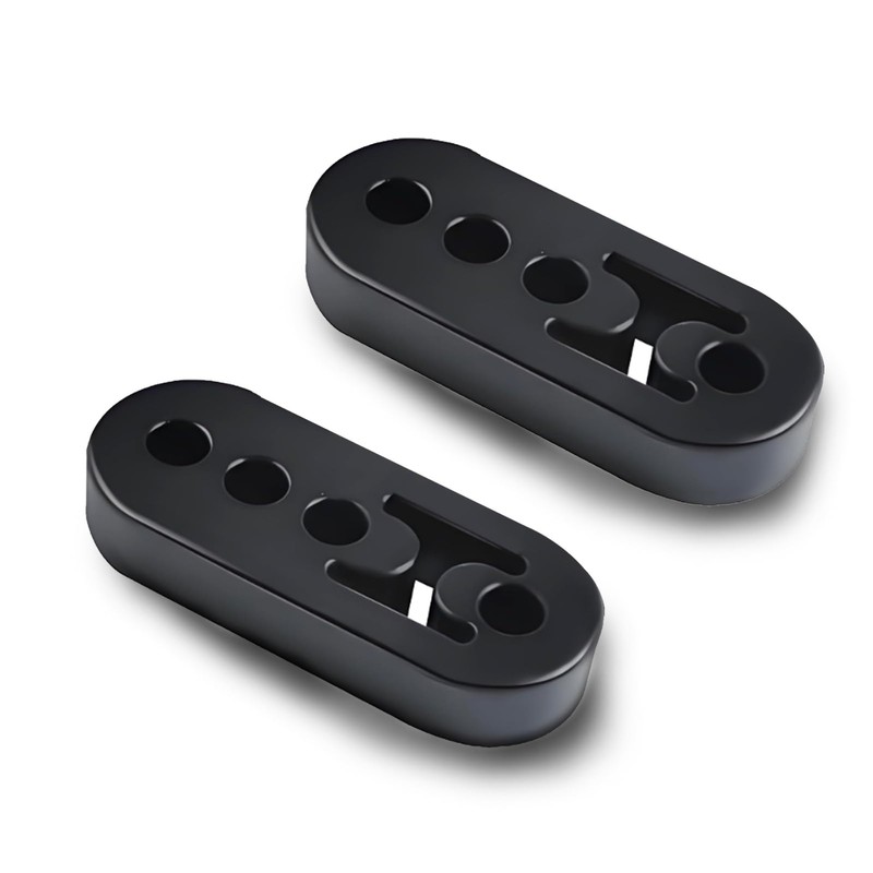 2Pcs Exhaust Rubber Mount Universal Car Exhaust Hanger 4 Holes