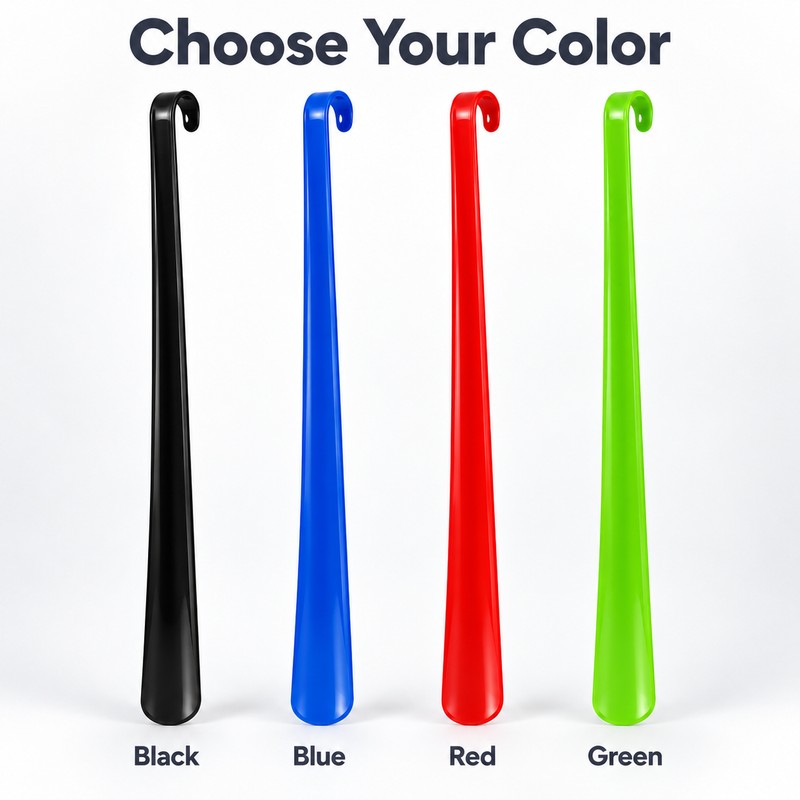 Long Handle Shoe Horn for Seniors – 16.73 Inch Extra