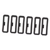 TEHAUX 6pcs Watch Band Holder Loops for Durable Fastener Rings