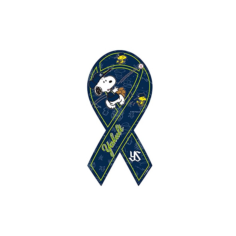 Snoopy Fine Play Tokyo Yakult Swallow Ribbon Magnet