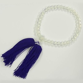 Buddhist Altar Prayer Beads for Women, Women's, Memorial Services, Funerals, Buddhist Matters, One-Handed, Women's, Halio Pearl, Shakudama, Co-ordination, Human Silk Matsuba