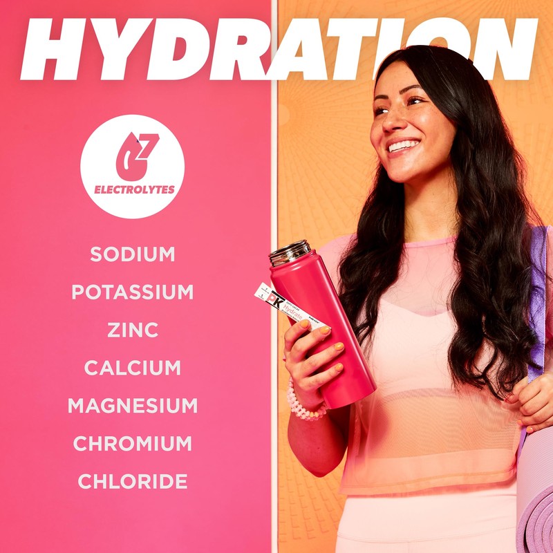 Pure Kick Hydration Singles To Go Drink Mix, Strawberry Watermelon,