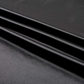 Ben Textiles Stretch Charmeuse Satin Black Fabric By The Yard