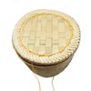 Littlevivi Handmade Serving Basket, Large, Original Bamboo Color