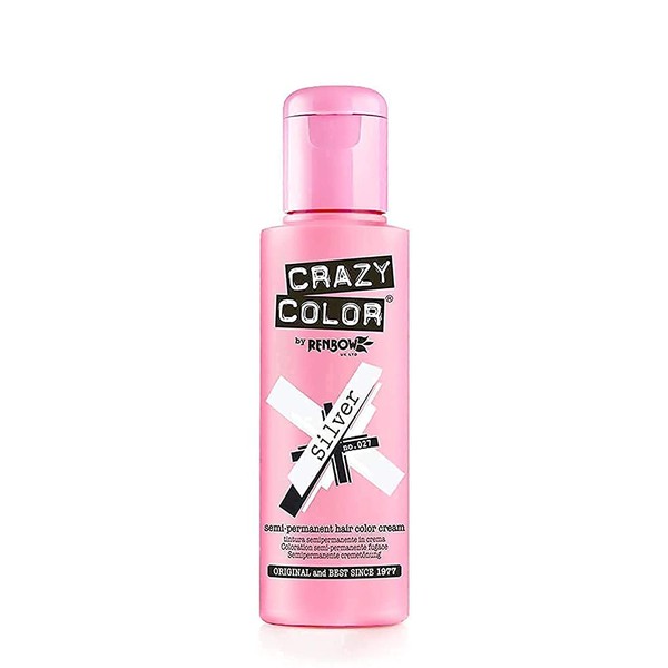 Crazy Color Renbow Colouring Direct 100 ml 100 ml Silver