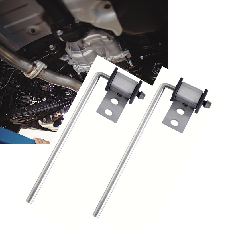 2 Pack Exhaust Hanger rod Stainless Steel 90 Degree Bent
